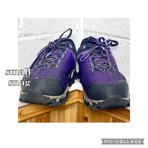 Timberland Pro Powertrain Sport Alloy Toe Work Shoes In Purple,Size 8W - Picture 6 of 10